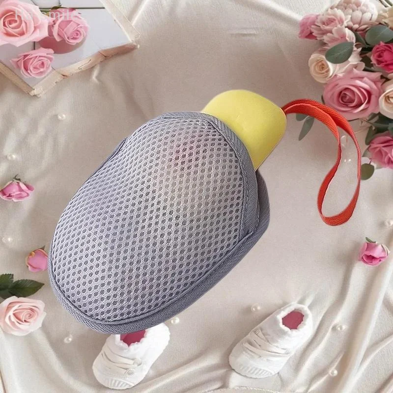 

Bath Cleansing Foaming Net With Lanyard Double-Sided Oval Soap Bag Body Exfoliating Scrubber Sponges Bathroom Mesh Soap Pocket