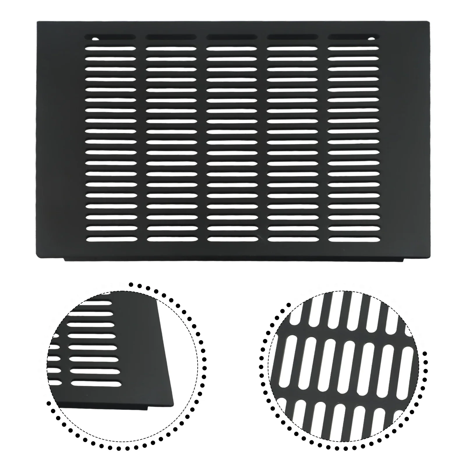 

Practical Ventilation Grille Exhaust Mesh Aluminum Alloy Breathable Mesh Louvered Air Conditioning Storage Room