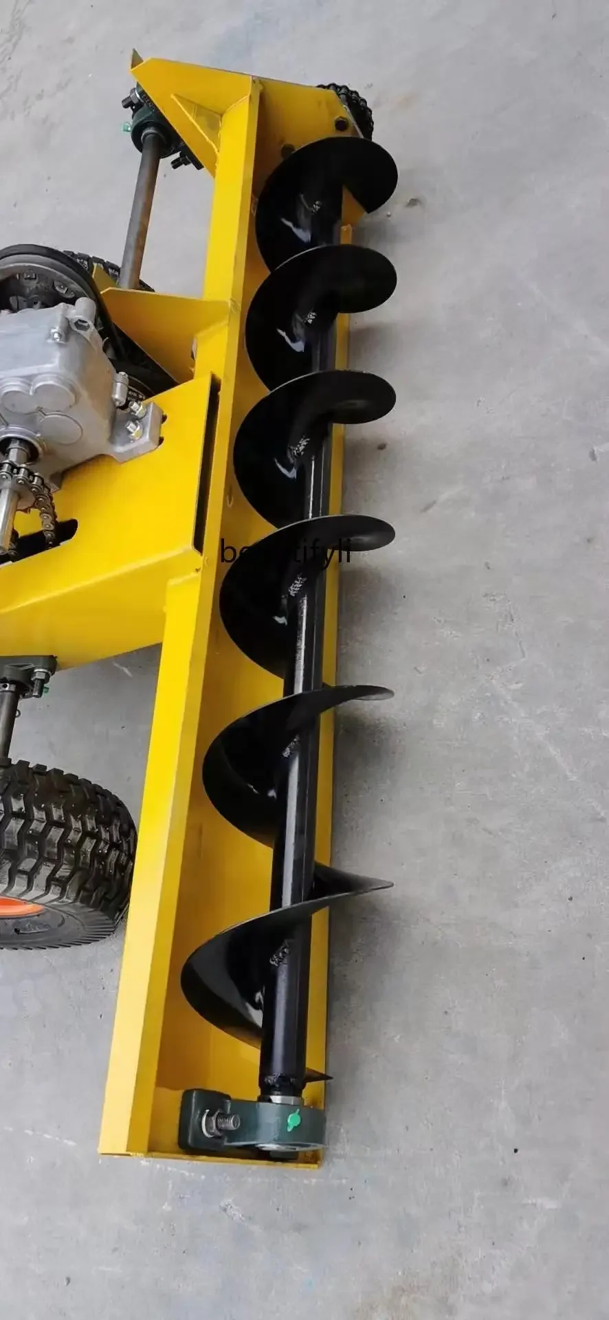 Small Snow Sweeper  Hand Push Wheel Snow Cleaner Blower Household Multi-Function Road Snow Remover