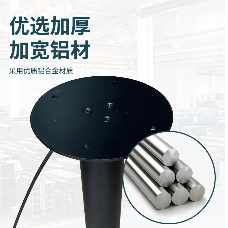 

hot sales Aluminum alloy manual coffee table lifting column, adjustable height round chassis sofa TV cabinet support