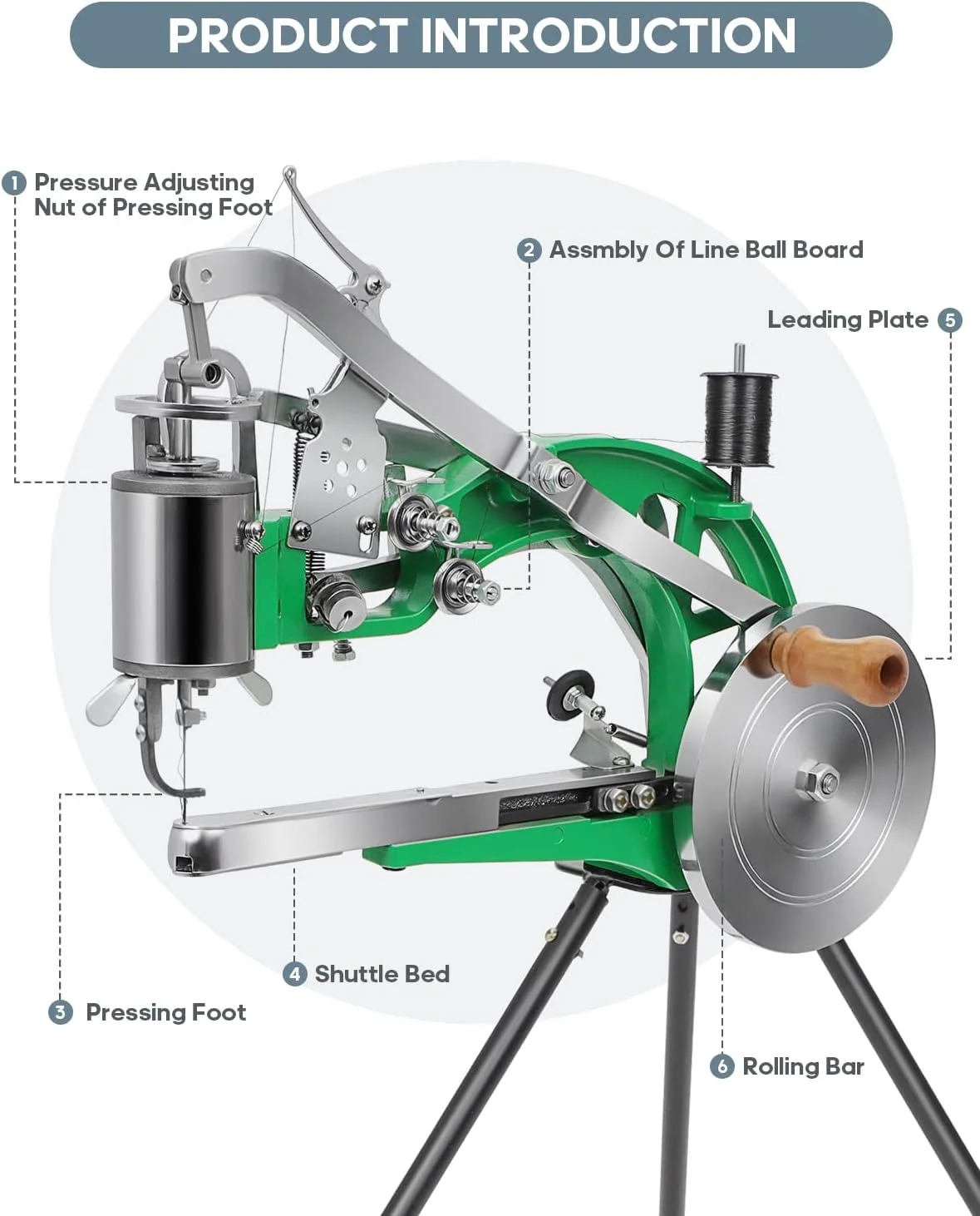 Manual Leather Sewing Machine Hand Shoe Cobbler Stitching Repair Mending Shoe Repair Sewing Machine for Sale