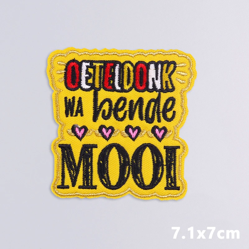 Netherlands Oeteldonk Emblem Embroidered Patches Frog Patch Netherland Carnival Patches For Clothing Uniform DIY Iron On Patches