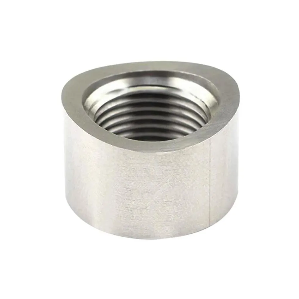 Universal Auto Parts Stainless Steel Oxygen Sensor Nut Weld Bung Plug M18x1.5 O2 Sensor Adapter Curve Notched Nut Bung