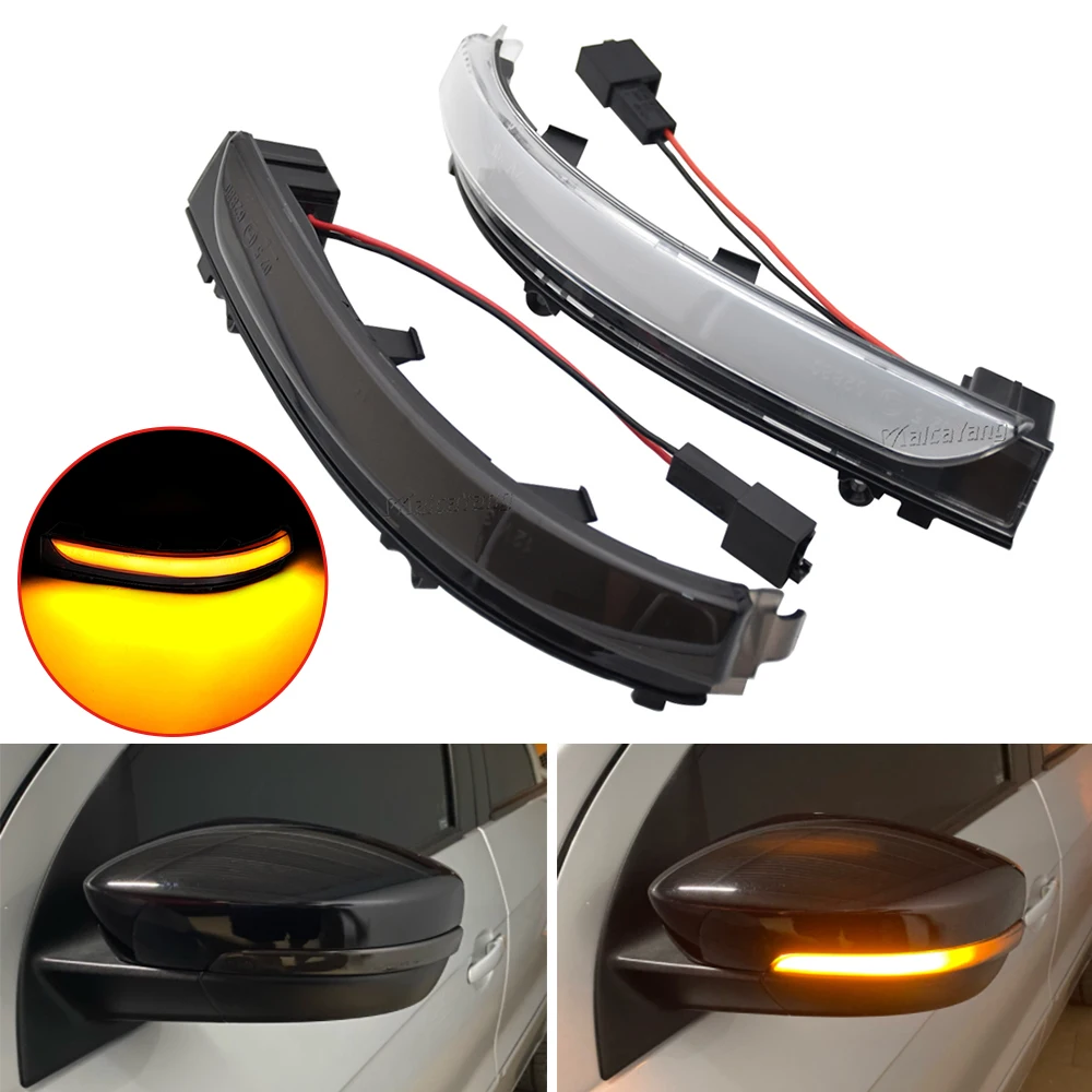 FOR VW Volkswagen GOL Saveiro Voyage FOX UP LED Dynamic Blinker Flowing Rearview Mirror Indicator Turn Signal Light