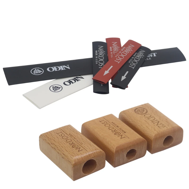 Audio Cable Ring Odin Wooden Direction Heat Shrink Tubing for DIY RCA XLR Power Cord Speaker Wire