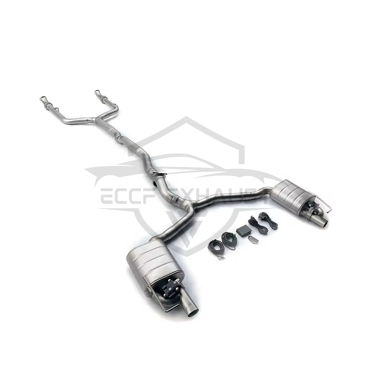 

Electronically Controlled Valved Stainless Steel Catback Exhaust for Mercedes C43 GLC43 AMG 3.0T Freely Adjustable Sound