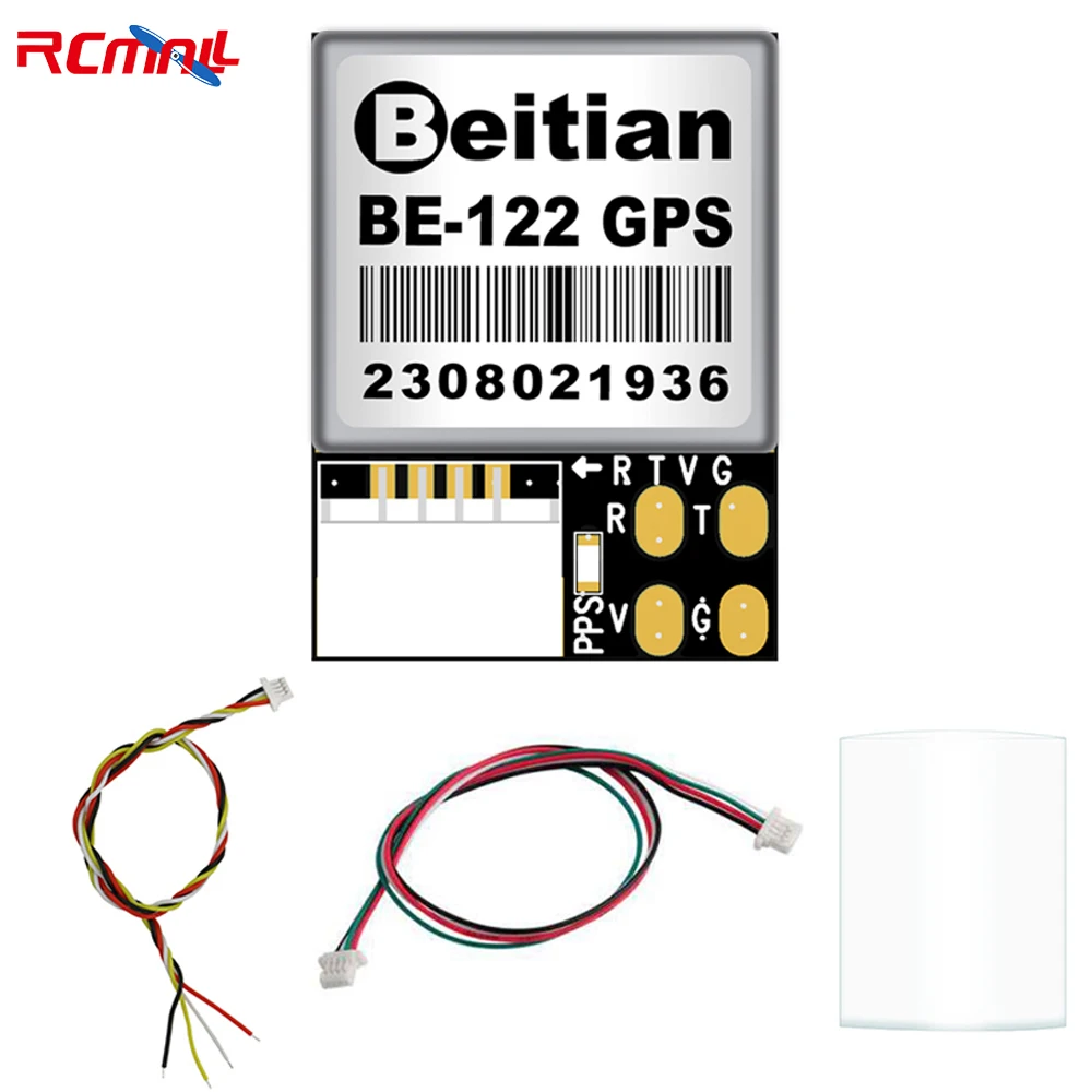 Beitian GPS Module BE-122 M10 GNSS GPS Antenna Receiver with Flash for Flight Controller FPV UAV PX4 PIX32 RC Drone