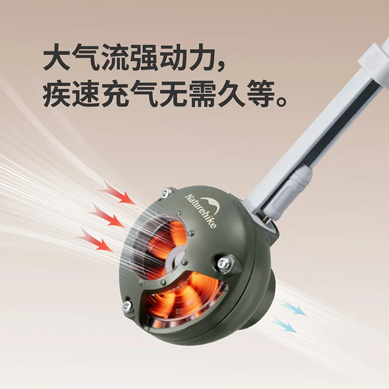 Naturehike Mini Electric Inflatable Pump Wireless Air Compressor Inflator Deflate Air Pumps for Hiking Camping Equipment