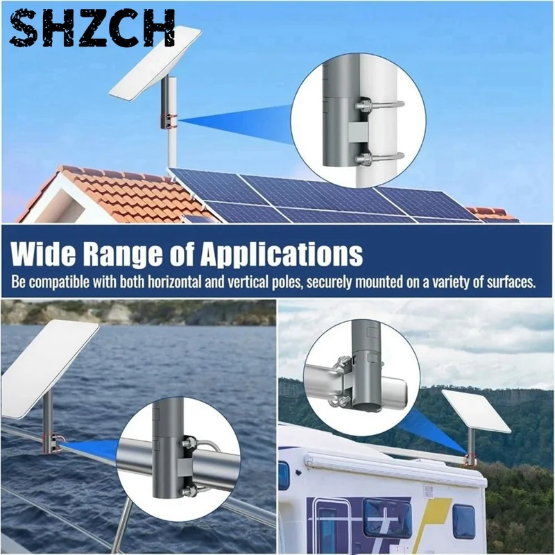 Universal Mount U-Bracket For Starlink V2 Dish Roof Mast To Pole To Pipe Bracket Adapter