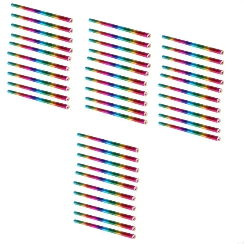 Y5LB 40Pcs Rainbow …