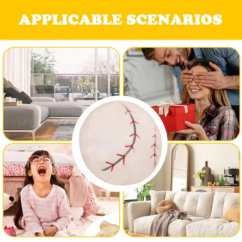 Poduszki sportowe Miękkie poduszki sportowe Przenośna wypchana poduszka Urocza dekoracja pokoju do salonu Sypialnia Gabinet