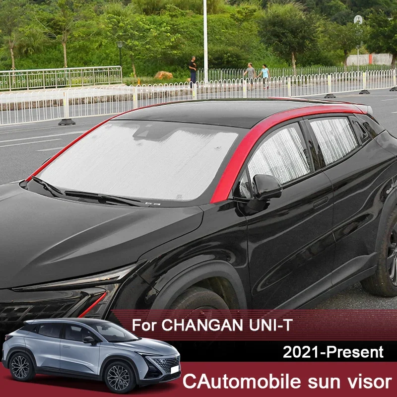 

Автомобильные солнцезащитные козырьки, УФ-защитный чехол для CHANGAN UNI-T 2021-2025, оконная занавеска, солнцезащитный козырек, аксессуар для защиты лобового стекла