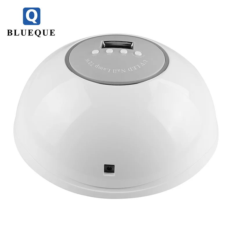 BLUEQUE 72W Gel Nail Light LED Lamp UV/LED Dryer 72w Led 365nm+405nm Uv Lamp