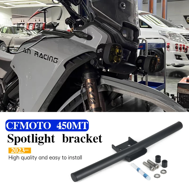 

For CFMOTO 450MT Retrofit Front Bumper Fog Light Bracket Spotlight Bracket Retrofit