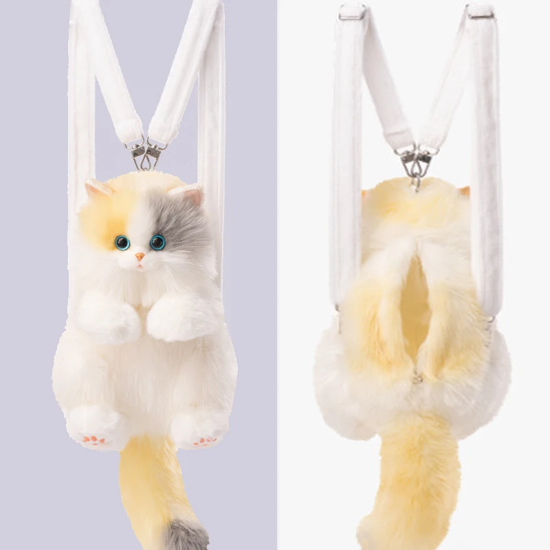 

Маленький рюкзак для куклы-кошки для мальчиков и девочек, детский рюкзак, милая сумка для хранения с героями мультфильмов, подарок на день рождения для детского сада и дошкольного возраста