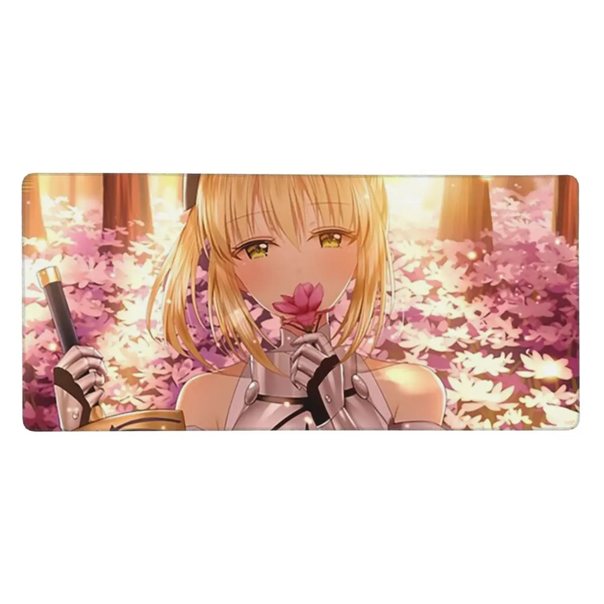 Fate Grand Order Saber Anime Large Mouse Pad Computer Keyboard Mouse Mat Gamer PC Laptop Desk Mat Office Accessories Table Mats