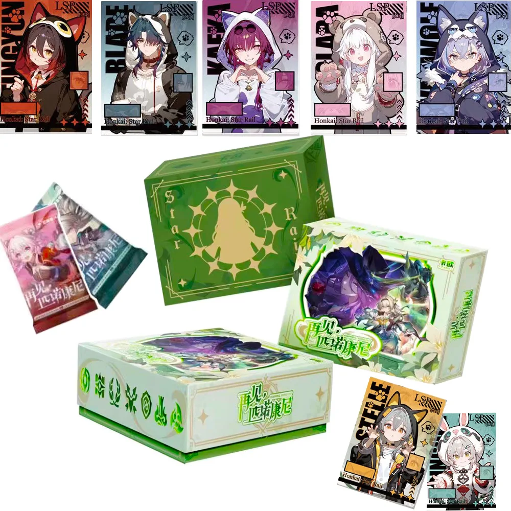 

Game Honkai: Star Rail Card Goodbye Penocony Hero Character Collection Cards Hobbies Toy Children Birthday Gifts