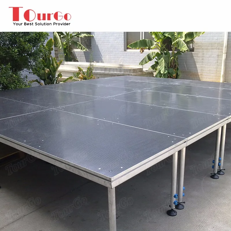 Outdoor Mobile Podium Concert Event Speakers Dj Lighting Equipment Professional Portable Wedding Aluminum Stage Platform
