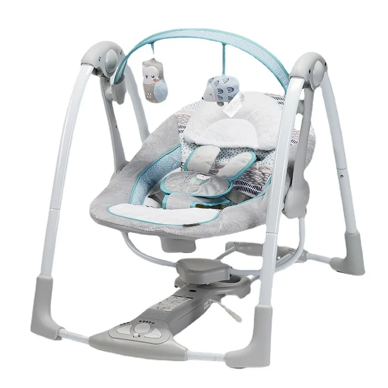Sedia a dondolo per bambini Sedia lenitiva Culla elettrica per ausilio al sonno Letto Sedia a dondolo per neonato