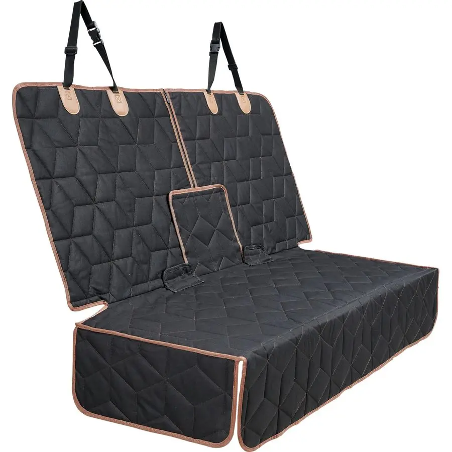 

Car Seat Cover for Back Seat, HeavyDuty NonSlip Waterproof Car Bench Protector for Pets,Compatible with Middle Armrests Dog Seat