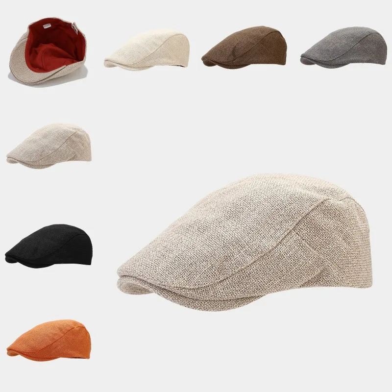 Men Spring and Summer Peaky Blinders hat Retro Beret Hats Wild Casual Hats Unisex Wild Fashion Hats girl Newsboy English hat