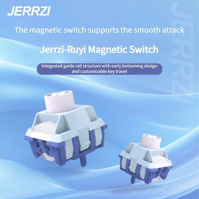 

Ruyi Magnetic Switch 2pin Linear with RGB Rapid Trigger Switch 35g Prelubed Hot Swappable for Magnetic Mechanical Keyboard