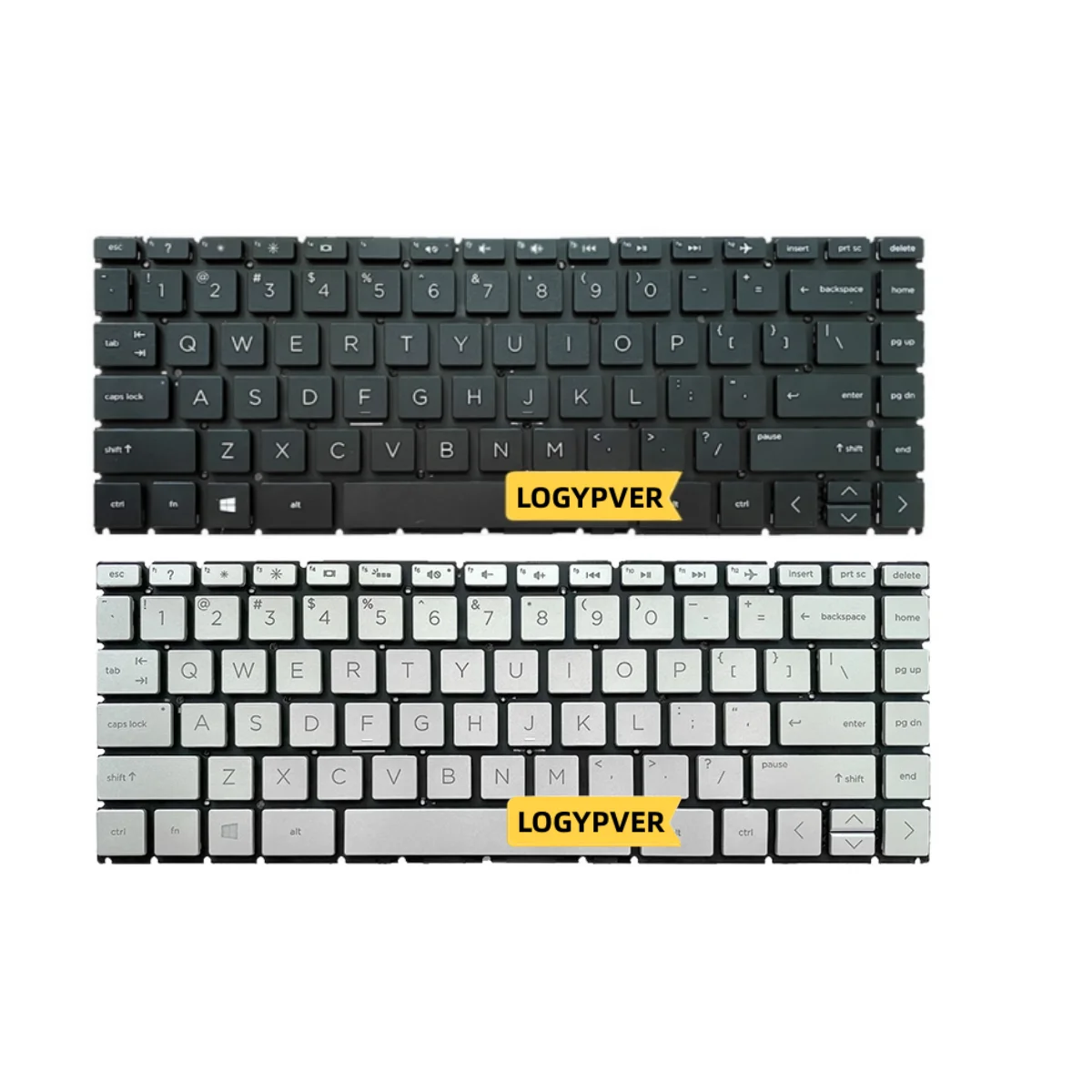 

Laptop Keyboard For HP 14S-FR 14S-DR 14-DQ 14-FQ 14-DH TPN-W139 TPN-Q221 TPN-Q242 TPN-I132 US English Black White Silver