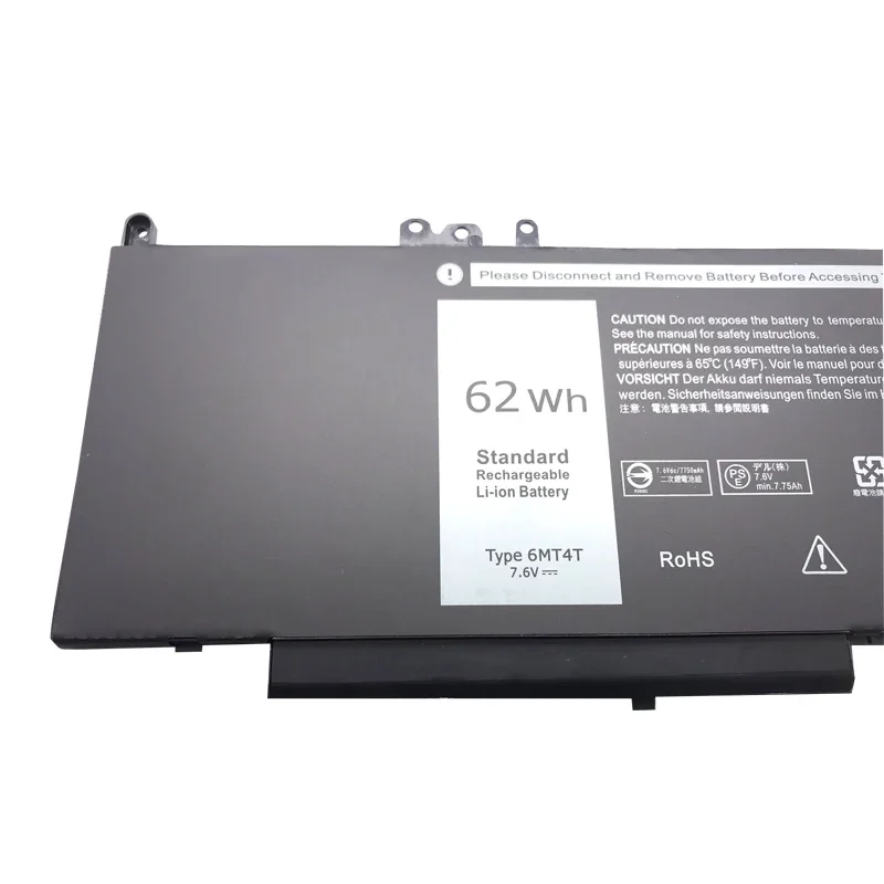 Imagem -05 - Bateria do Portátil para Dell Latitude E5470 E5570 Notebook 15.6 M3510 Txf9m 79vrk 07v69y 7v69y 7.6v 62wh Novo Lmdtk6mt4t