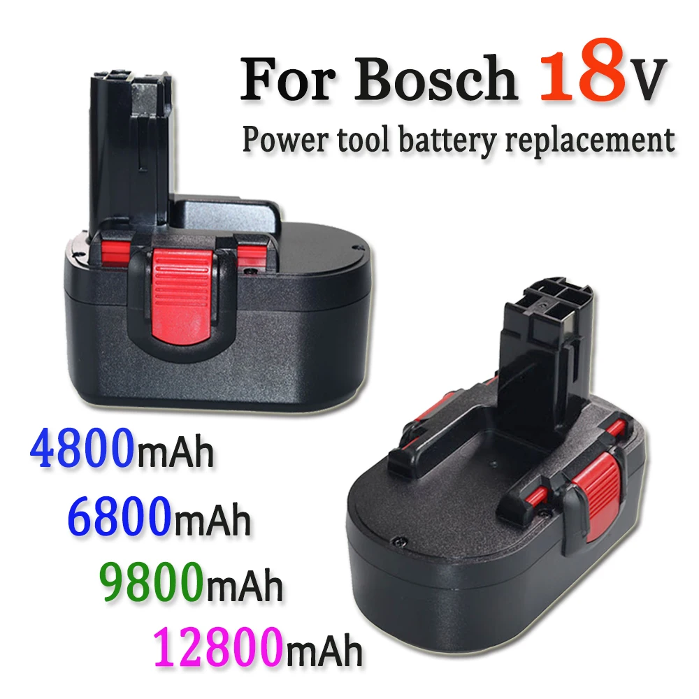 

For Bosch 18V 4800/6800/9800/12800mAh Ni-MH Rechargeable Battery，Cordless Power Tools