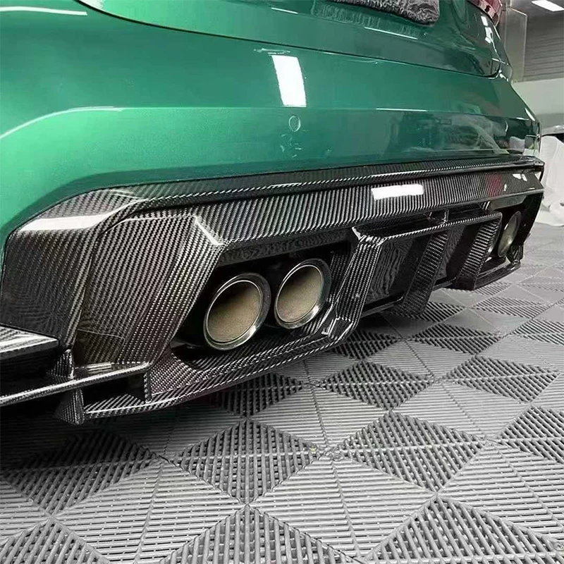 

For BMW M3 G80 M4 G82 G83 Dry Carbon Fiber Rear Lip Diffuser Back Bumper Spoiler Diffuser PSM Car Accessories auto parts