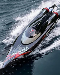 WL915 Remote Control  Boat RC Brushless Watercraft 2.4Ghz 4ch 45km/h Under Motor RC Submarine for Hobbies Adults Boys
