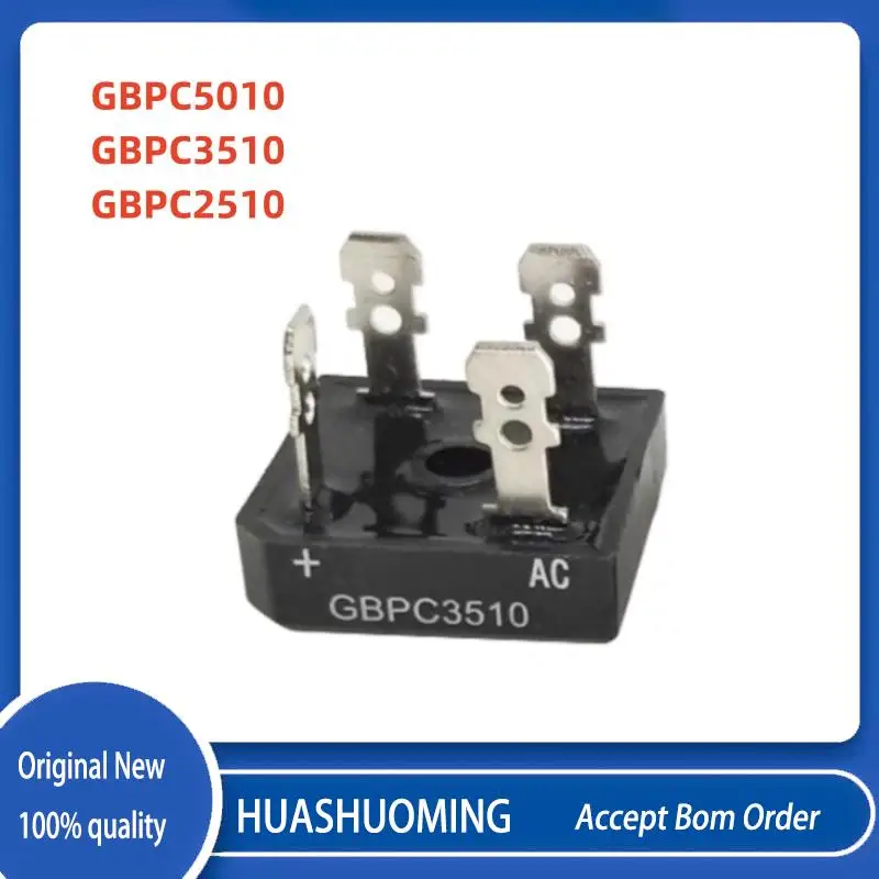 10Pcs/Lot  GBPC5010  1000V 50A GBPC2510  GBPC3510