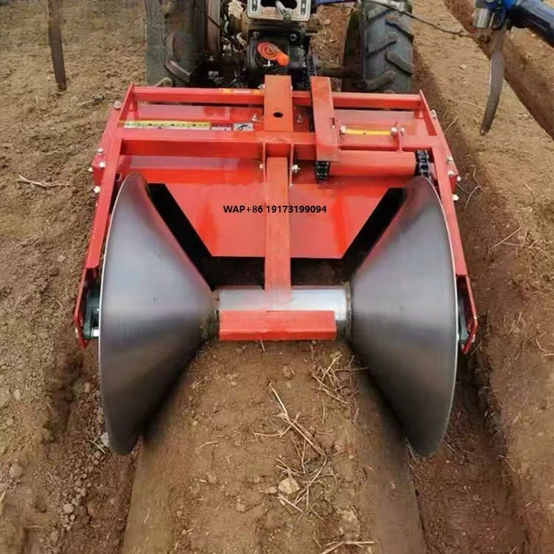 2026 Farm Tractors Mini Strawberry Ridger Seedbed Machine Bed Disc for Paddy Field Dry Land Shaping