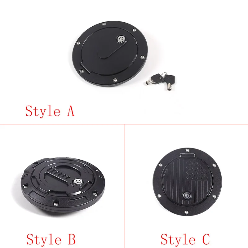 For Toyota Tundra 2007-2021 Aluminium Alloy Car Oil Fuel Tank Cap With Key Lock Cover Stickers Car Accessories