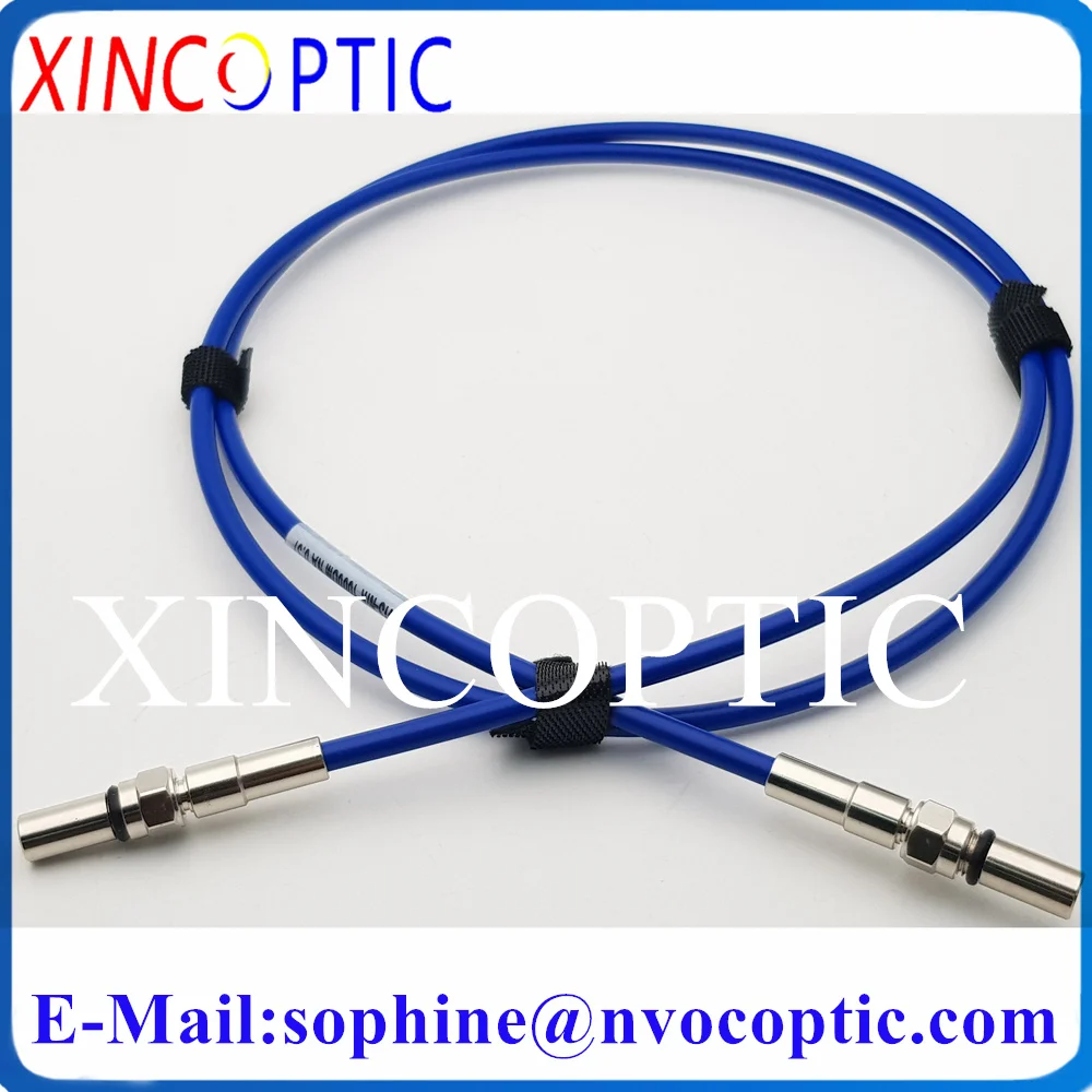 SMA905-SMA905 1500um Silica Fiber Quarts Core 1/2/3/5M 5.0mm NIR 0.37NA HI 350-1700nm Armored Fiber Optic Patch Cord Cable