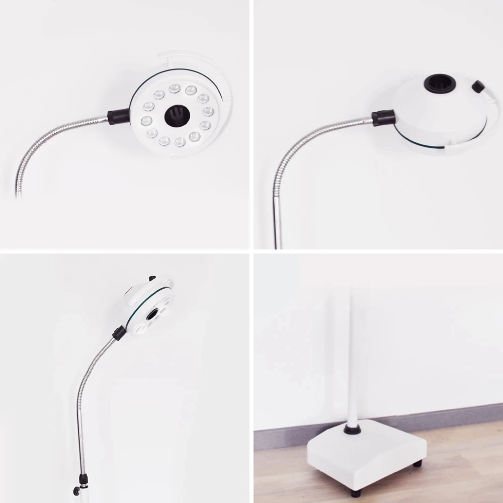 12 Holes 36W LED LED Surgical Light Veterinary Dental Beauty Clinic Healthcare Lighting Operation Stand Floor Lamp