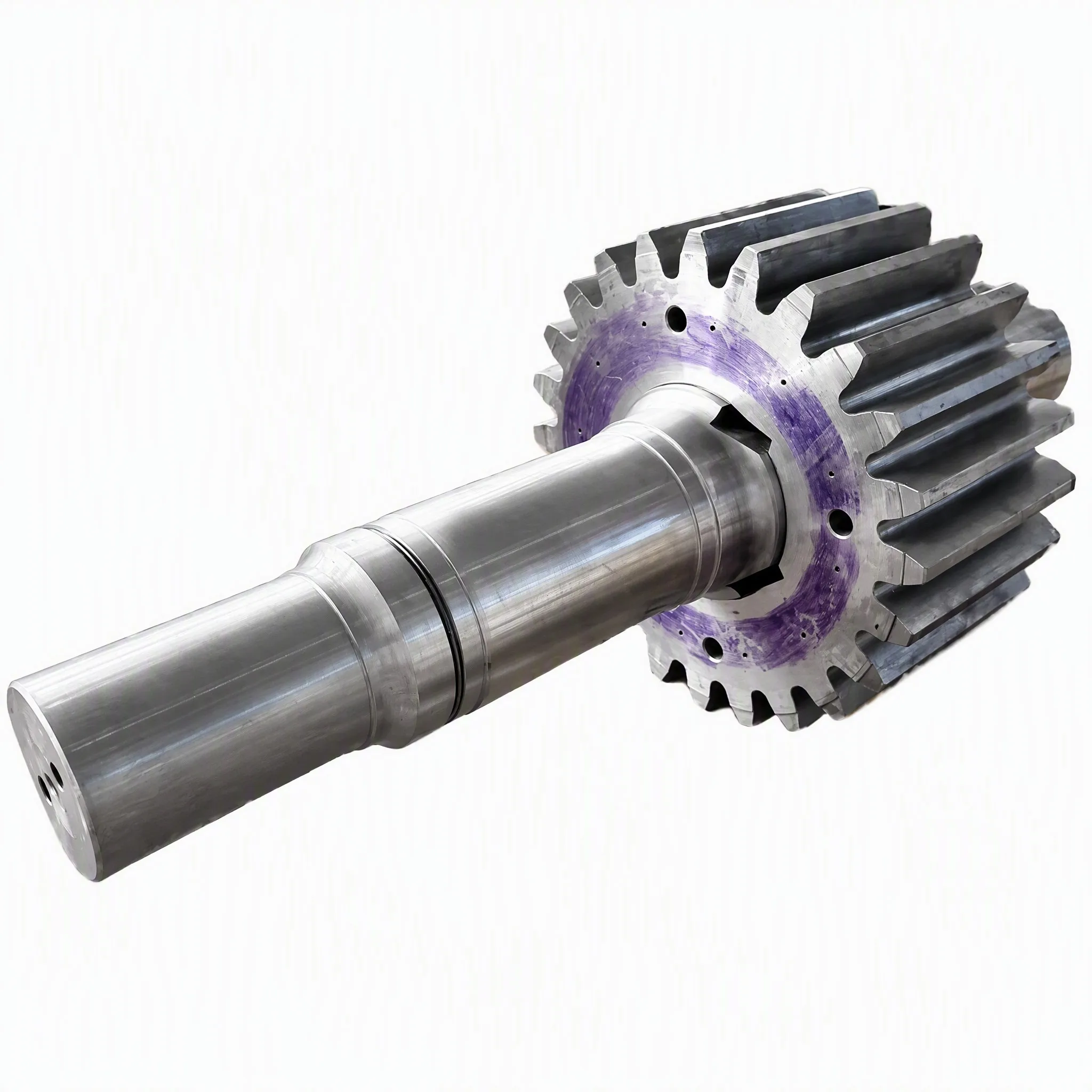 Spur Gear Shaft Pinion Shaft Stepped Steel Shaft Keyway Custom Machined Gearbox Reducer Transmission Drive 1.5 Year Warranty