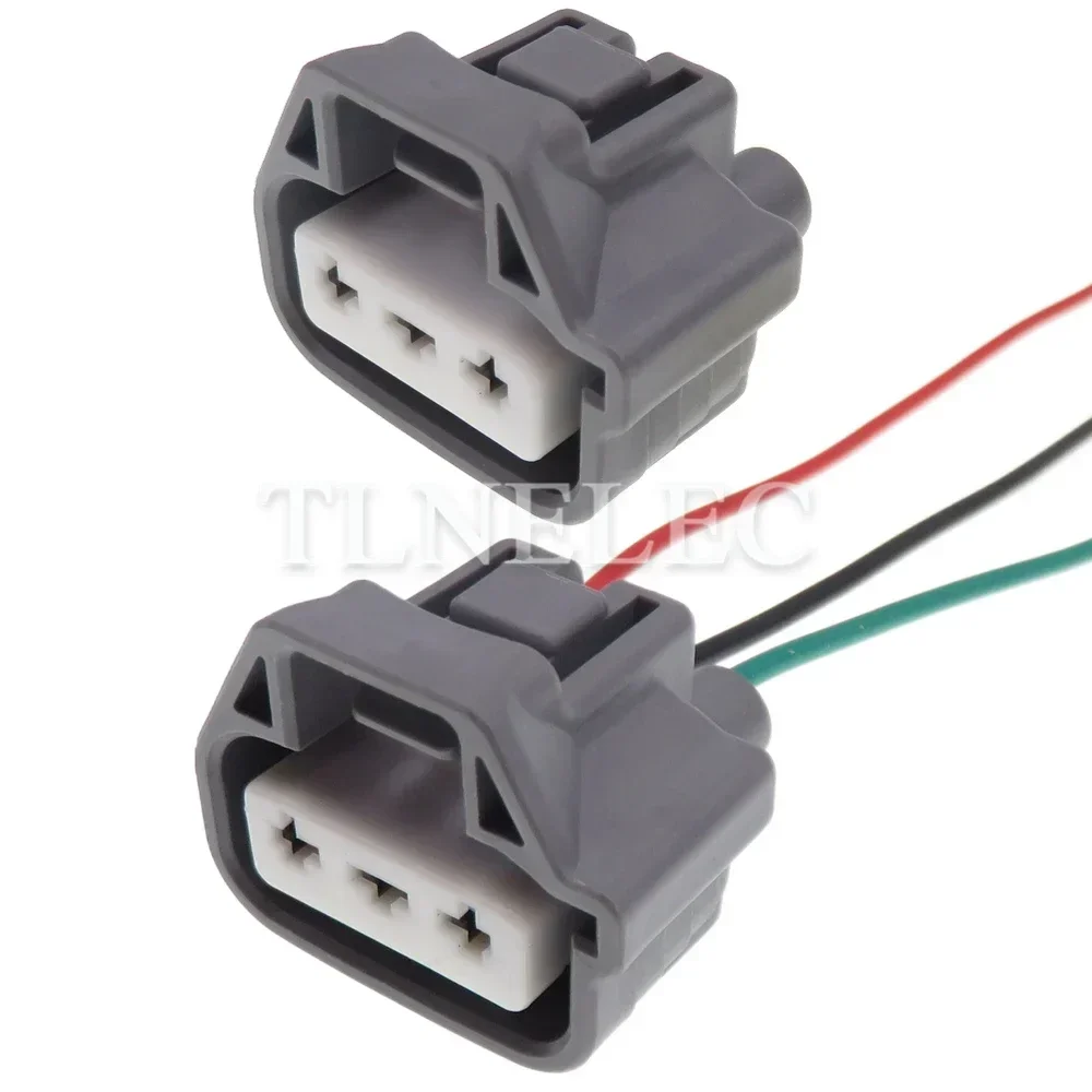 3 Pin Way Car Wiper Water Jet Socket With Wires Auto Wire Cable Connectors For Toyota 6189-0193 90980-10981