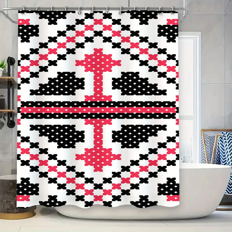 

Роскошная занавеска для душа с животным принтом, декор для ванной комнаты для любителей льва, водонепроницаемая ткань, идеальная идея для подарка (белый)