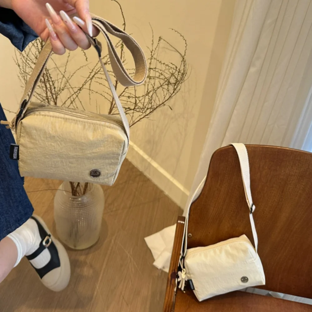 Leichte Damen-Umhängetasche für Pendler, einfache, einfarbige Sport-Hüfttasche, lässige Brusttasche für den täglichen Gebrauch und die Arbeit – Detail 10