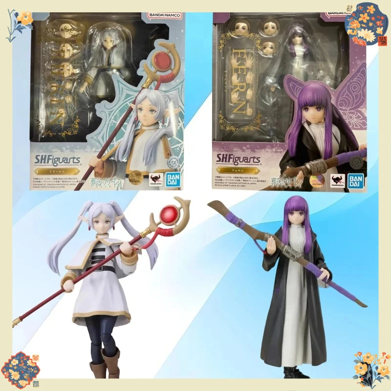 

In Stock Bandai Original Box SH Figures SHF Frieren Beyond Journey's End FERN Anime Action Figure Model Toy Figura PVC Gifts