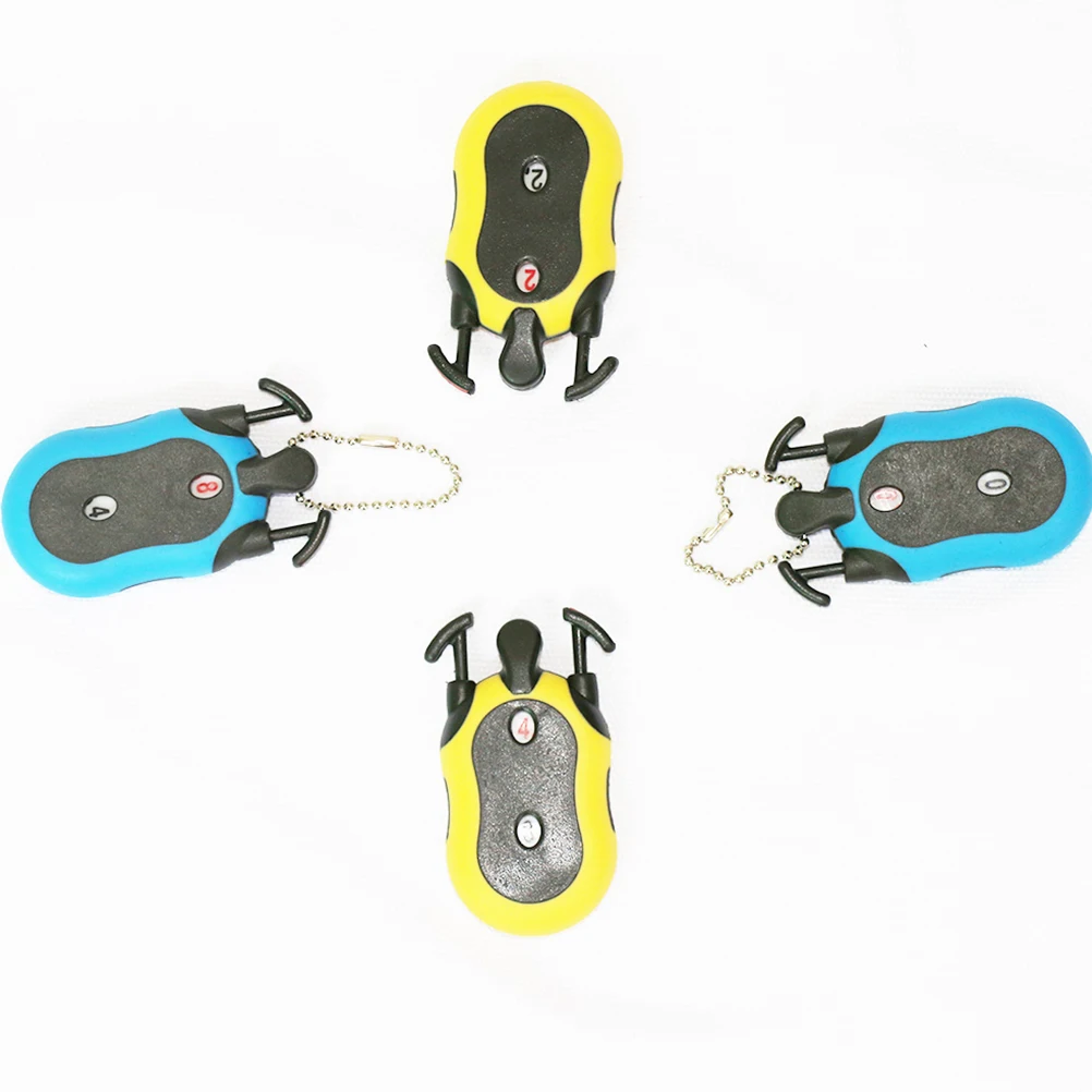 

1pc Mini Golf Scorer Score Counter Durable Plastic Count Tool For 2 Players Pocket Chain Stroke Putt Indicatorgolf Training Aid