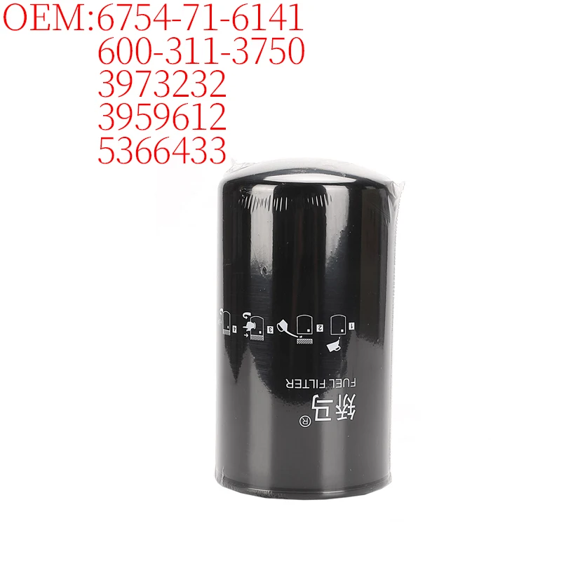 

Excavator Accessories 6754-71-6141 600-311-3750 3973232 3959612 5366433 Diesel Filter for Komatsu PC200-8 XCMG XE335DK XE400DK