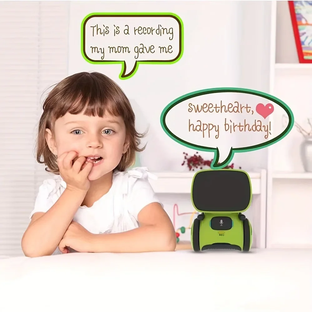 Multiple Languages Smart Voice Interactive Robot Dialogue Touch Mini Robot Recording Voice Changing Children's Toy Christmas - Image 5