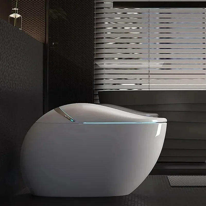 

Weishi Li Smart Toilet Creative Personality Space Capsule Design No Water Pressure Limitation Integrated S-Trap Included