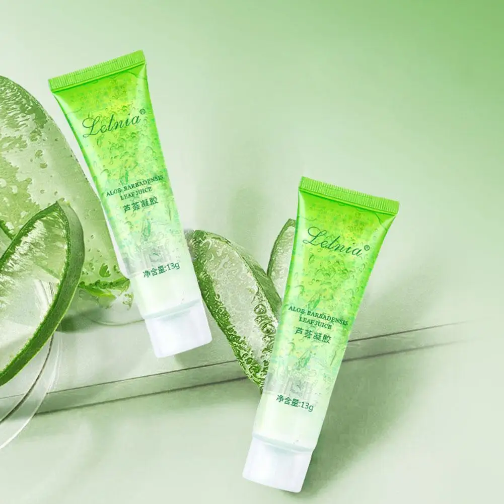 Gel di Aloe naturale rimozione idratante Acne riparazione solare pelle Aloe Gel per l'acne estratti vegetali crema per la cura della pelle maschera per il sonno