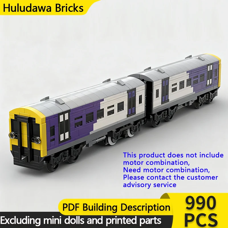 

Модель городского автомобиля MOC, строительные кирпичи, класс 158, DMU, поезда, модульная технология, подарки, праздник, сборка, детские игрушки, костюм