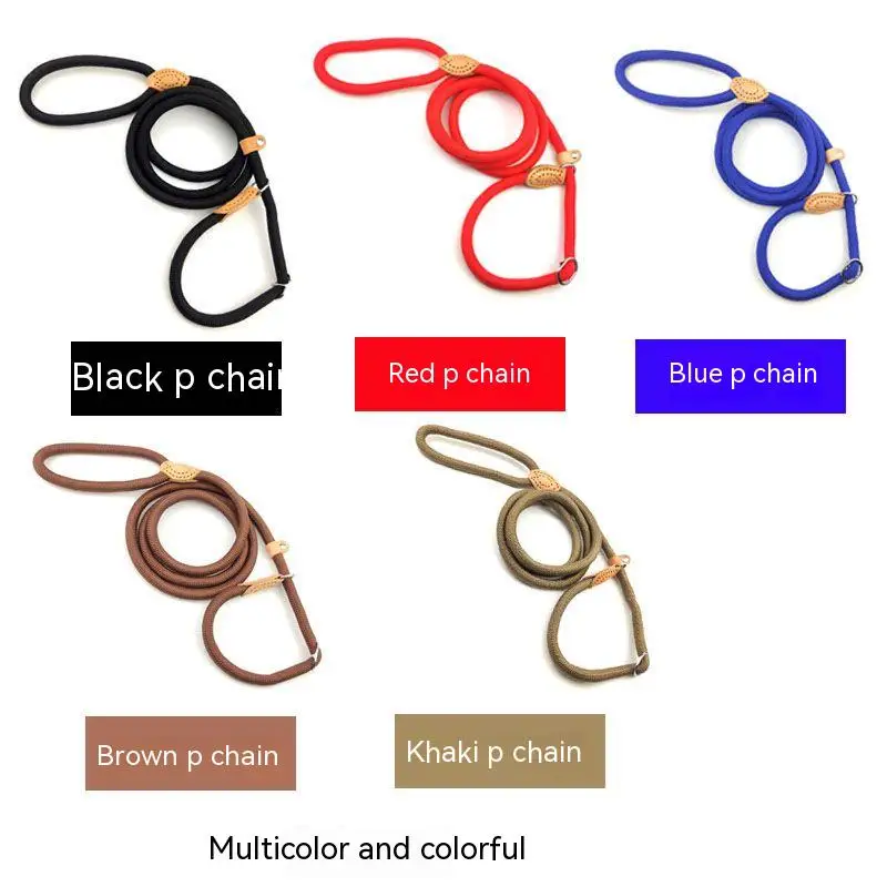 Arnés de Collar ajustable, correa para perro, correa de nailon para mascotas, arnés para perro, cinturón de cuerda duradero, accesorios ligeros para perro, Collar para gato