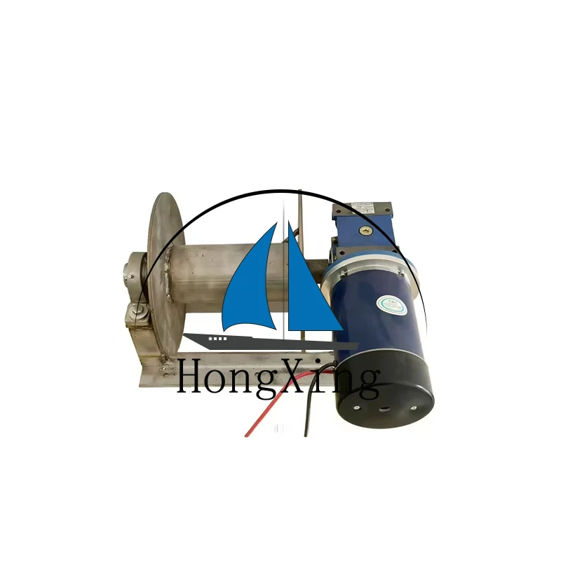 

Electric Anchor Drum Winch For Boat Power 12v/24v Motor 600W Rope Size 5-6mm