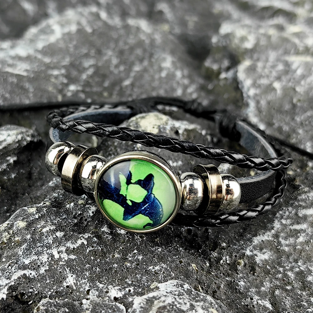 Magical Wicked Witch Leather Bracelet Magic Witch Hat Wicked Movie Inspired Glass Couple Bracelets Jewelry Gifts